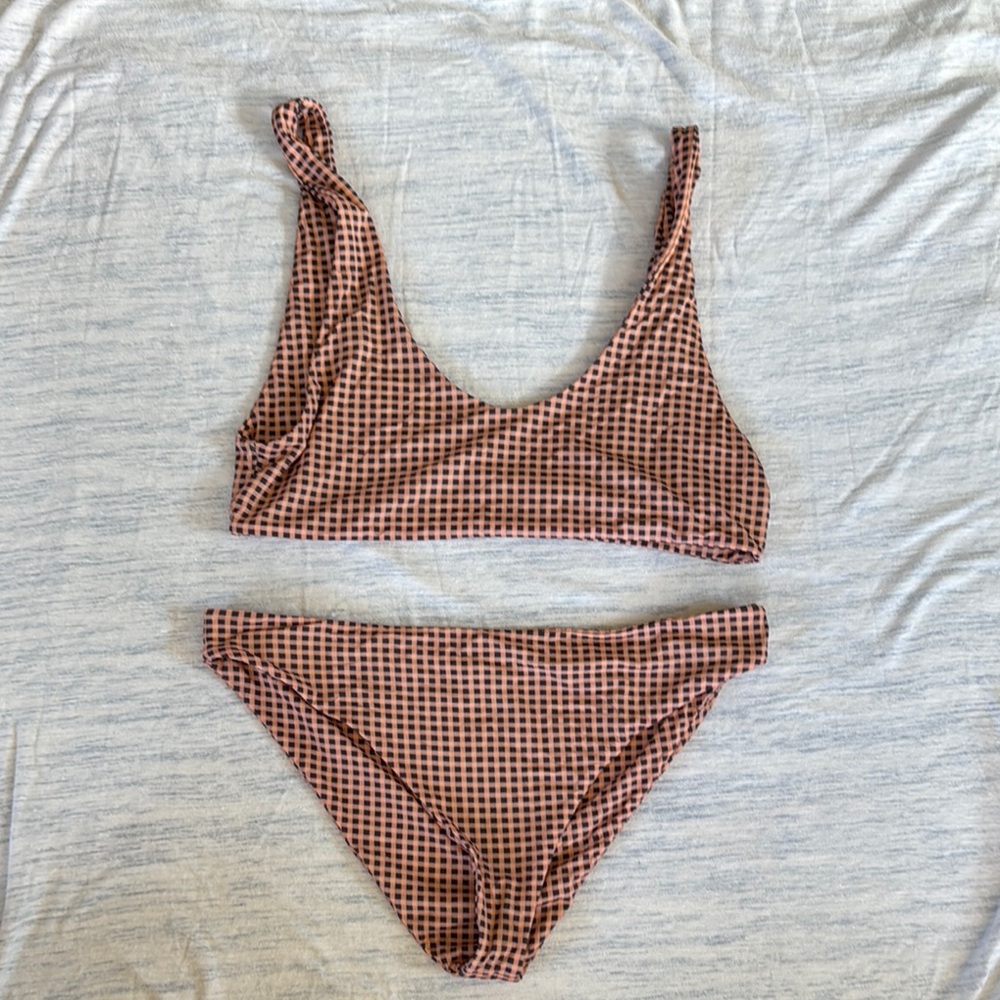 Checkered Bikini Set